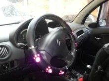 CAPA DE VOLANTE COR DE ROSA PATINHA DO MELHOR AMIGO